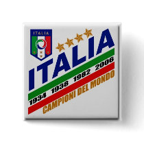 Forza Italia - World Cup 2010 Pinback Buttons