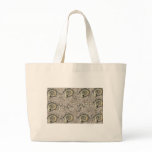 fossil background tote bags