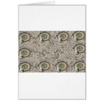 fossil background greeting cards