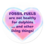Fossil Fuels are Not Healthy sticker