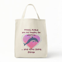 Fossil Fuels are Not Healthy tote bag