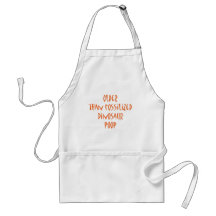 Fossilized Dinosaur Poop Apron