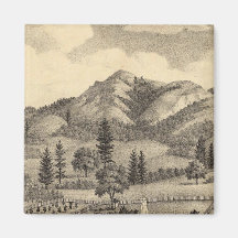 Fossville Res of Clark Foss, Knights Valley Fridge Magnets