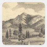 Fossville Res of Clark Foss, Knights Valley Square Stickers