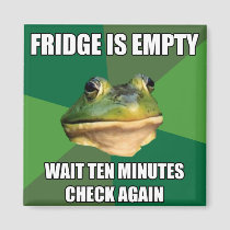 Foul Bachel Frog Empty Fridge magnets