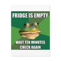 Foul Bachel Frog Empty Fridge