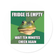 Foul Bachel Frog Empty Fridge