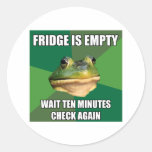 Foul Bachel Frog Empty Fridge Sticker