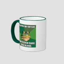 Foul Bachelor Frog Beautiful Day mugs