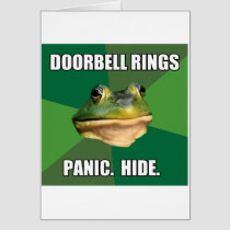 Foul Bachelor Frog Doorbell Rings cards
