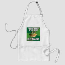 Foul Bachelor Frog Free Snscks aprons