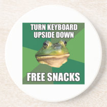 Foul Bachelor Frog Free Snscks coasters