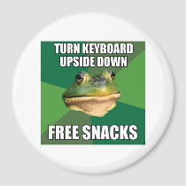 Foul Bachelor Frog Free Snscks magnets