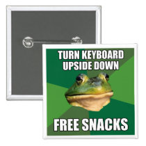 Foul Bachelor Frog Free Snscks buttons
