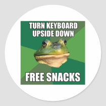 Foul Bachelor Frog Free Snscks stickers
