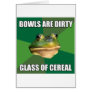 Foul Bachelor Frog Glass of Cereal