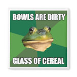 Foul Bachelor Frog Glass of Cereal