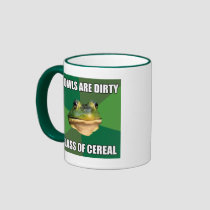 Foul Bachelor Frog Glass of Cereal mugs