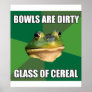 Foul Bachelor Frog Glass of Cereal