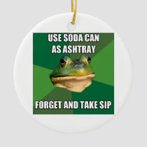 Foul Bachelor From Ashtray Can ornaments