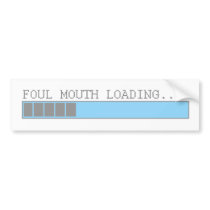Foul mouth loading funny mens girls college humour