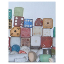 Found at the Beach Found Objects Custom Flyer