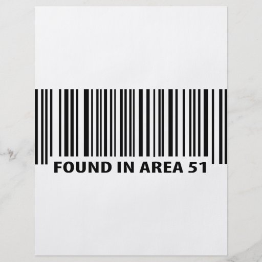 found in area 51 icon personalized flyer
