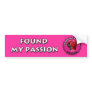 Found My Passion Bumper Sticker - Boxing