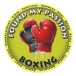 Found My Passion Stickers - Boxing