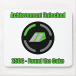 Found the Cake - Achievement Unlocked Mouse Pad