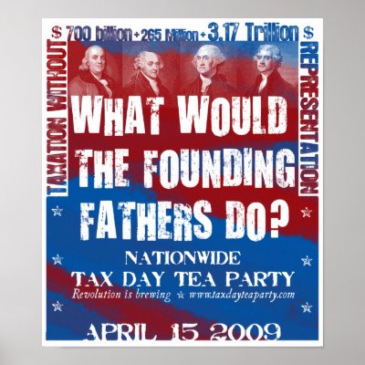 Founding Fathers Small Poster by dontgo