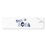 Fount ton skirt skull A Bumper Stickers