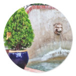 Fountain At Balboa Park Round Stickers