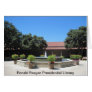 Fountain in Courtyard of Ronald Reagan Presidentia Cards