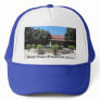 Fountain in Courtyard of Ronald Reagan Presidentia Mesh Hat