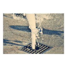 Fountain jet photographic print