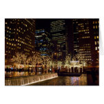 Fountain Lights New York City Card