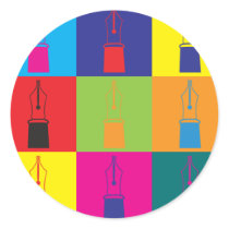 Fountain Pens Pop Art Sticker