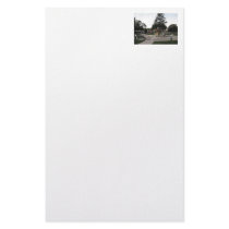 Fountain, Sunken Gardens, Atascadero Customized Stationery