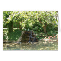 Fountain With Flamingos