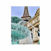 Fountains Eiffel Towers Acrylic Cut Out