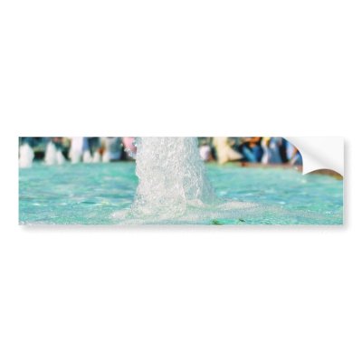 Fountains Pools Bumper Stickers by lifesphere
