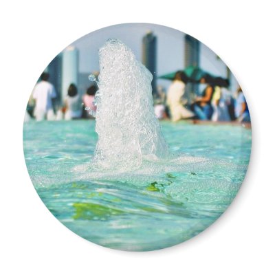 Fountains Pools Refrigerator Magnets by lifesphere