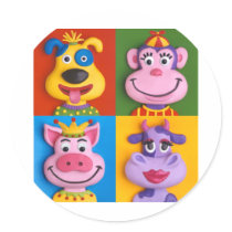 Four Animal Faces