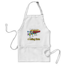 four calling birds 4th fourth day of christmas aprons