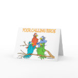 Four Calling Birds cards