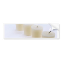 four candles bumper stickers