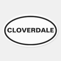 FOUR Cloverdale, Montgomery, Alabama Sticker