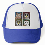 Four Colour Owls (dark)