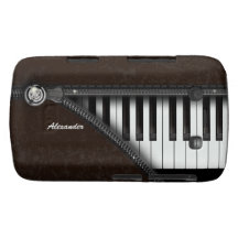 Four Colour Piano Keyboard Blackberry Case
